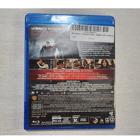 batman vs superman dawn of justice blue ray ultimate edition - Picture 5 of 6